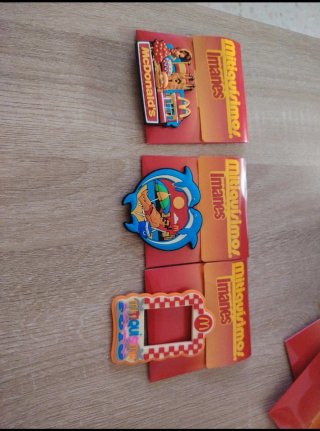 Lote 3 Imanes Nevera McDonald's