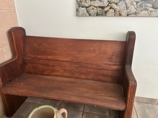 Panca in legno massiccio