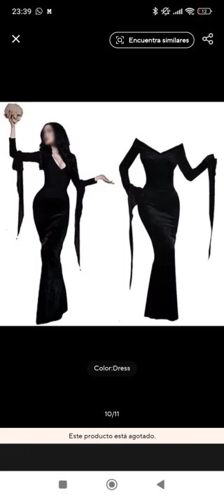 Disfraz Morticia Addams