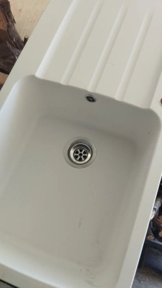 Fregadero Mepamsa Blanco Efecto Pizarra