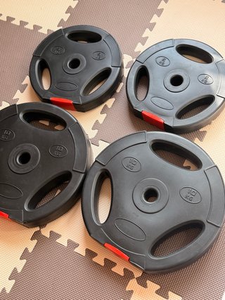 Juego 4 Discos Pesas Gimnasio