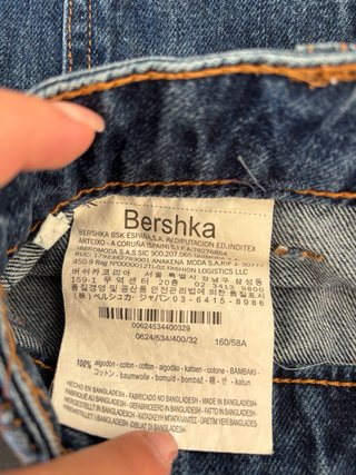 Gonna in denim con bottoni