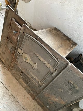 Cocina de leña antigua gallega