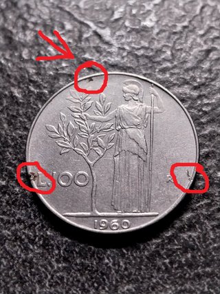 100 Lire 1960 Minerva Italia