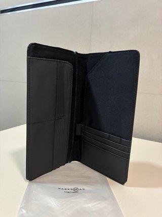 Cartera Porta Documentos Marks Negra Nueva