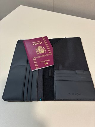 Cartera Porta Documentos Marks Negra Nueva