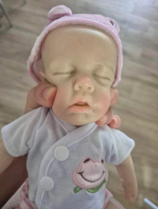 Bebé Reborn Silicona Completa 33cm 1kg