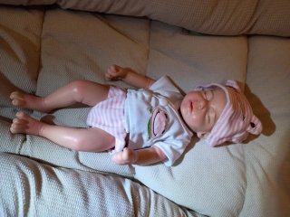 Bebé Reborn Silicona Completa 33cm 1kg