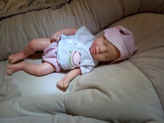 Bebé Reborn Silicona Completa 33cm 1kg