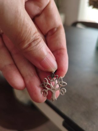 Colgante árbol de la vida plata