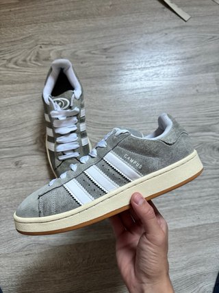 Adidas Campus Grises Blancas