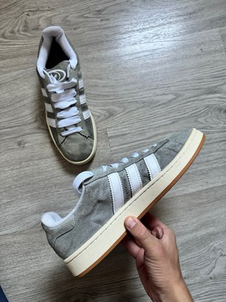 Adidas Campus Grises Blancas