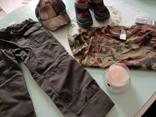 Ropa de camuflaje para niño seis años