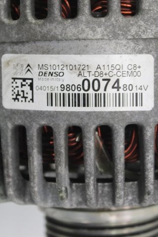 Alternador citroen 9806007480 c3 tonic 106899