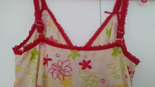 Camisón floral con tanga