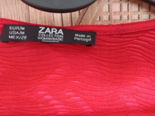 Vestido Zara Rojo Talla Única