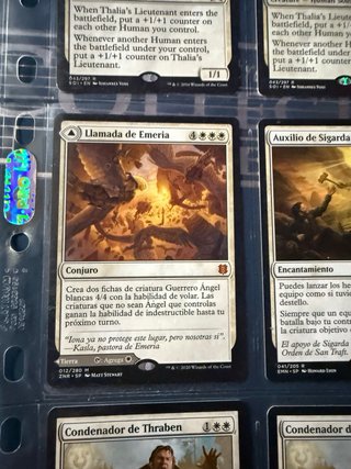 Cartas Magic Raras y Míticas Blancas MTG