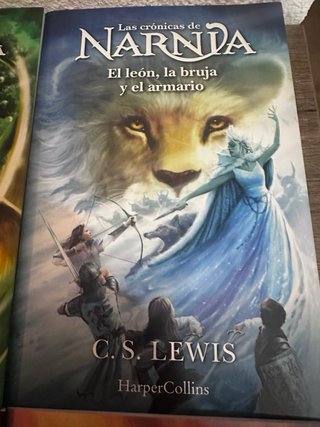 Lote libros de Narnia.