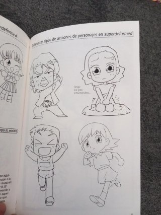 Cómo dibujar manga 19, Personajes superdeformed