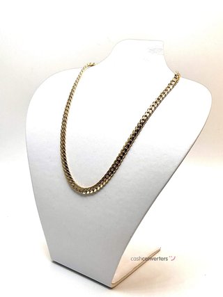 cadena oro 18k con circonita 25cm