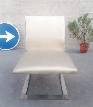 Sillón de diseño VINTAGE PLATEADO