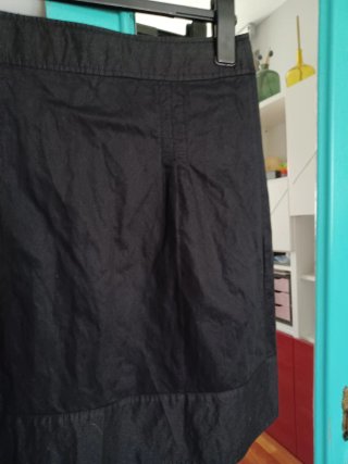 Falda negra Mango Talla 38