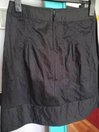 Falda negra Mango Talla 38