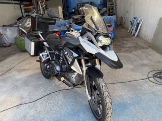 BMW R1200GS Adventure Moto Gris/Plata