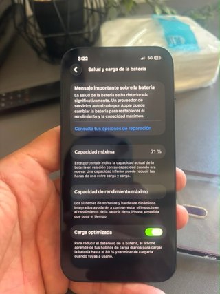iPhone 13 128GB 71% Batería todas sus piezas orori