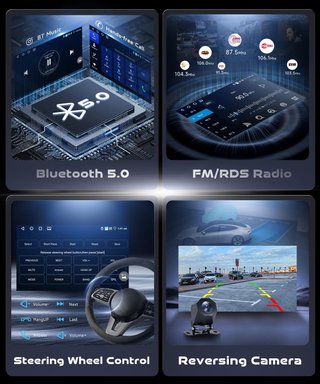 Radio Android 15 Dacia Sandero 2 CarPlay 2+64G