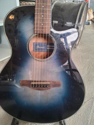 Guitarra Ibanez electro Acústica Azul