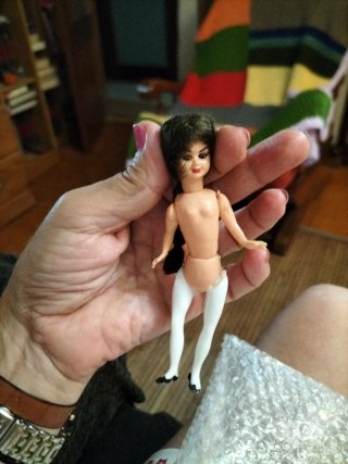 Muñeca antigua ojos móviles