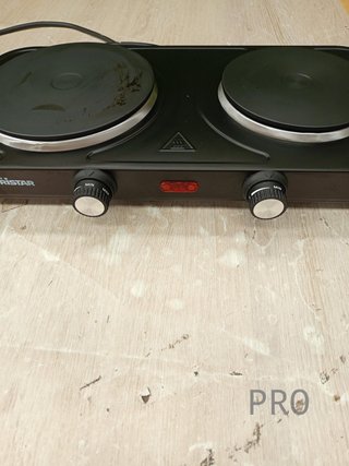 Placa de cocina pórtatil Tristar - Doble quemador