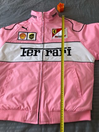 Chaqueta Ferrari Rosa y Blanca talla M