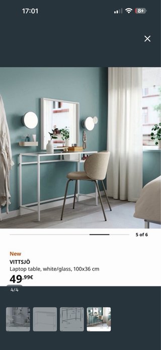 Mesa entradita escritorio VITTSJÖ Ikea