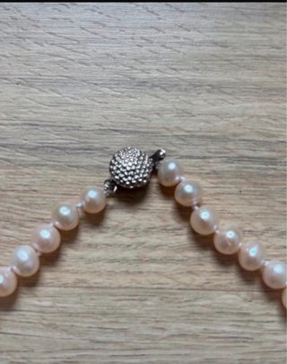 Collar de perlas naturales de rio