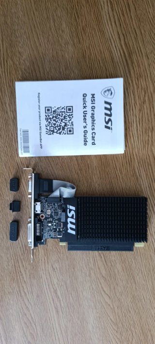 Tarjeta Gráfica MSI GeForce GT 710 1GB DDR3
