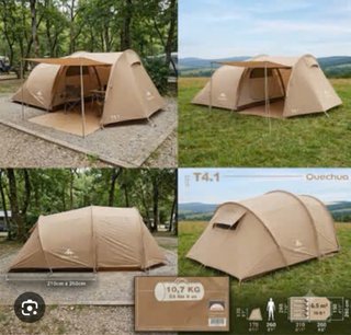 Tienda de campaña Quechua T4.1 Usada 1 vez,
