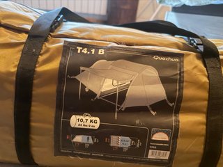 Tienda de campaña Quechua T4.1 Usada 1 vez,
