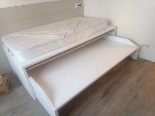 Cama nido juvenil con almacenaje