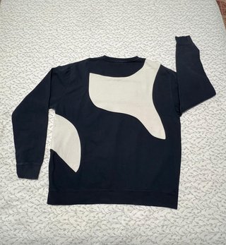 Sudadera Reebok Rework Azul y Blanco
