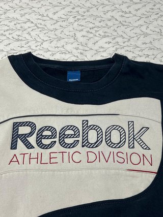 Sudadera Reebok Rework Azul y Blanco