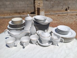 Vajilla Porcelana y Cristalería Filo Oro