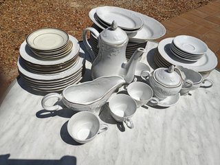 Vajilla Porcelana y Cristalería Filo Oro