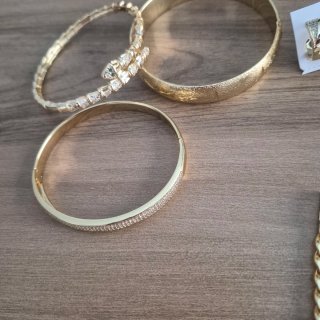 Lote de joyas de oro laminado 14K
