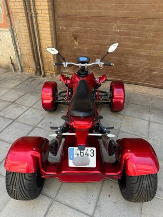 Quad de carretera spy racing 350cc rojo