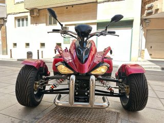 Quad de carretera spy racing 350cc rojo