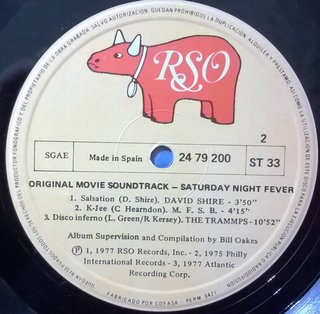 VARIOUS SATURDAY NIGHT FEVER 2XLP 12" 33 RPM 1977