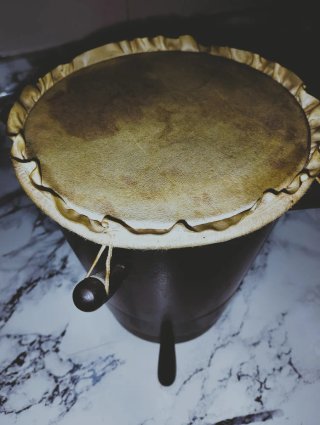 Timbale in legno per decorazione