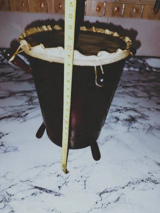 Timbale in legno per decorazione